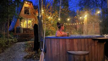 Idromassaggio all'aperto