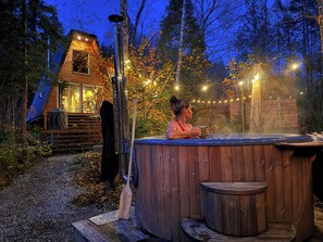 Idromassaggio all'aperto