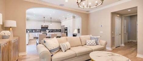 TV, fireplace, offices