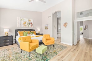 3 bedrooms, desk, iron/ironing board, travel crib - Tatum Ranch Retreat | Heated Pool & Backyard Fun (Cave Creek)