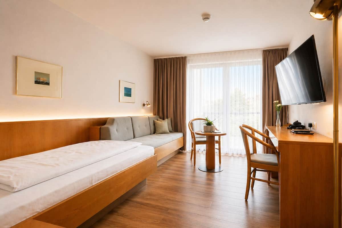 Comfort Single Room | In-room safe, desk, blackout drapes, soundproofing