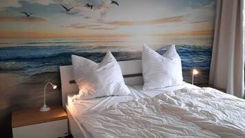 2 bedrooms, iron/ironing board, free WiFi, bed sheets