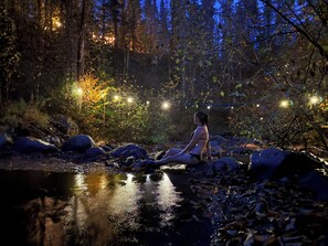 Spa - River, Sauna & Spa - The Farmhouse in Forest (Ste-Rose-du-Nord)