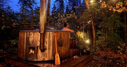 Spa, Sauna & RiviĂšre - Havre de Paix rustique