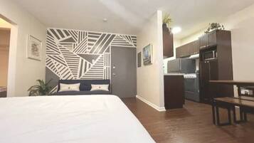 1 bedroom, iron/ironing board, free WiFi, bed sheets