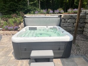 Outdoor spa tub - Hot Tub 15 Minutes to Boyne and Nubs!  (Alanson)