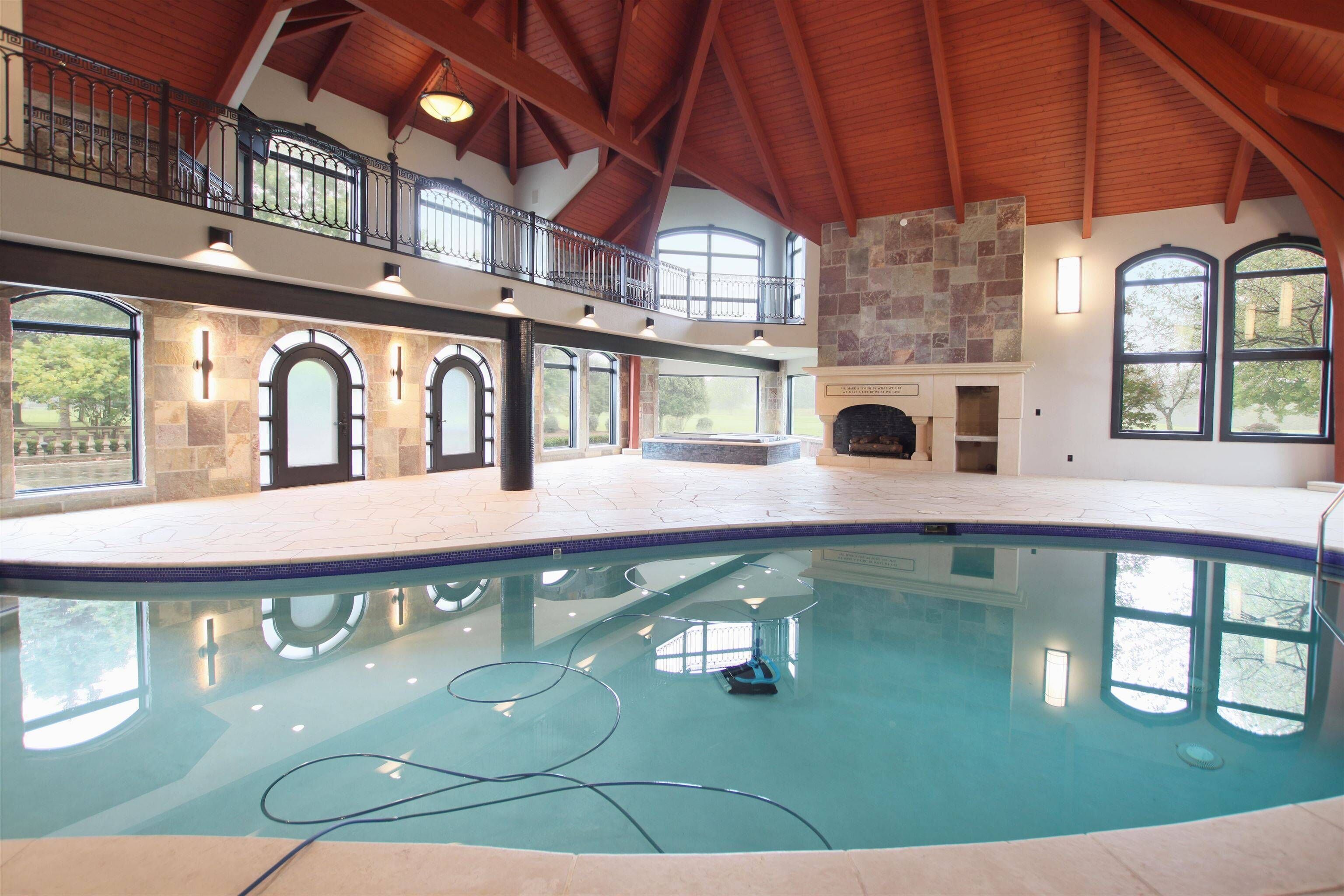 Indoor pool, outdoor pool