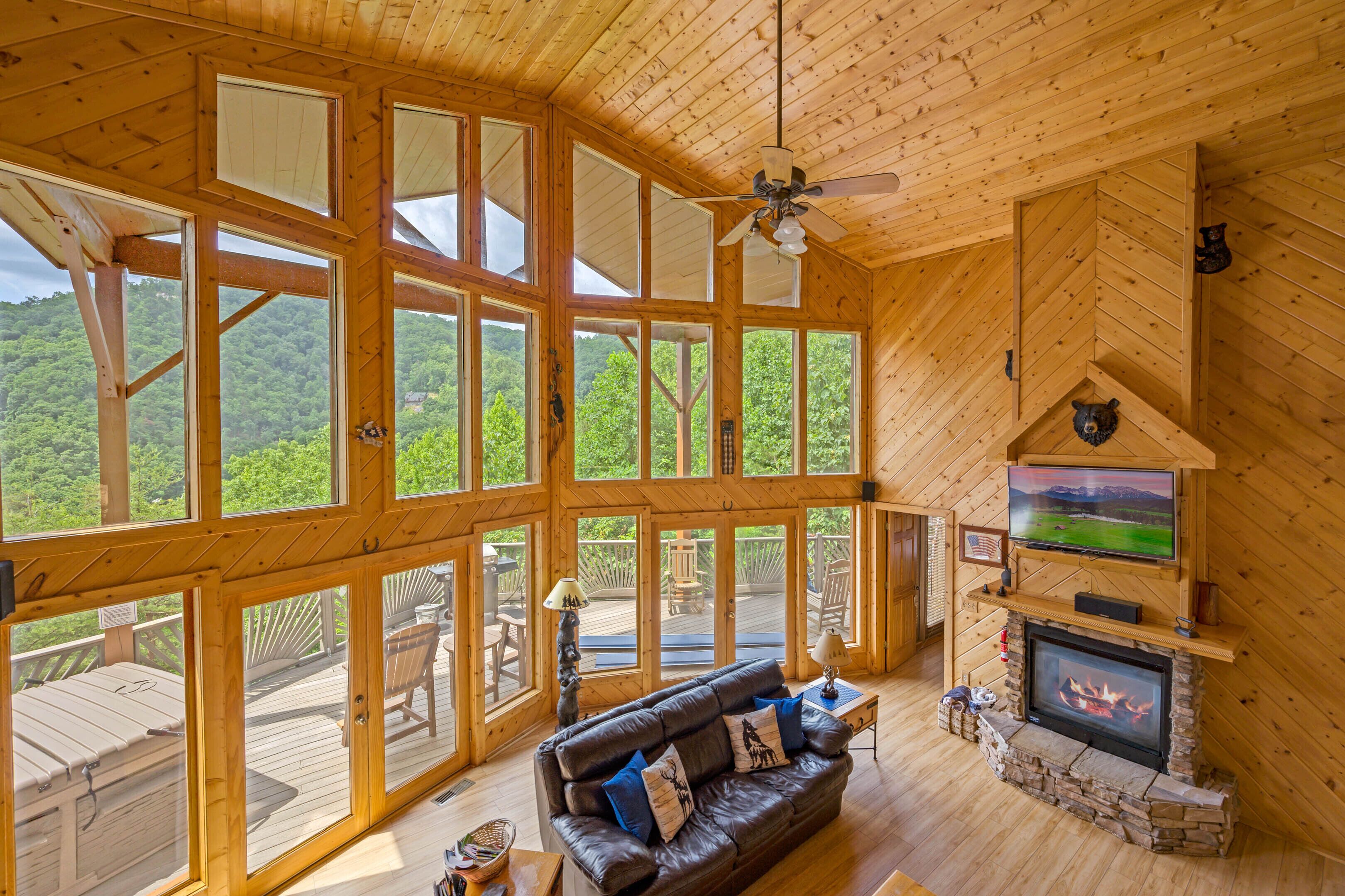 TV connectée, cheminée, jeux vidéo, livres