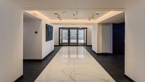 Sitteområde i lobbyen