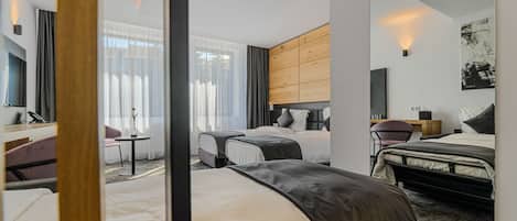 Business Executive With Extended Sofa | 1 kamar tidur, minibar, Wi-Fi gratis, dan seprai linen