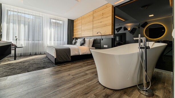 Design Luxury Executive Room | Minibar, lydisolert, wi-fi (inkludert) og sengetøy