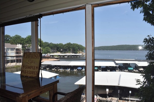 Enjoy the view from our screened in porch