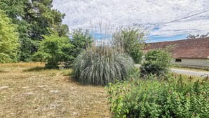 A garden with various plants and a building in the background. - Beautiful home in Selles-sur-Cher with WiFi (Selles-sur-Cher)