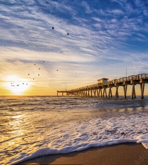 Liegestühle, Strandtücher