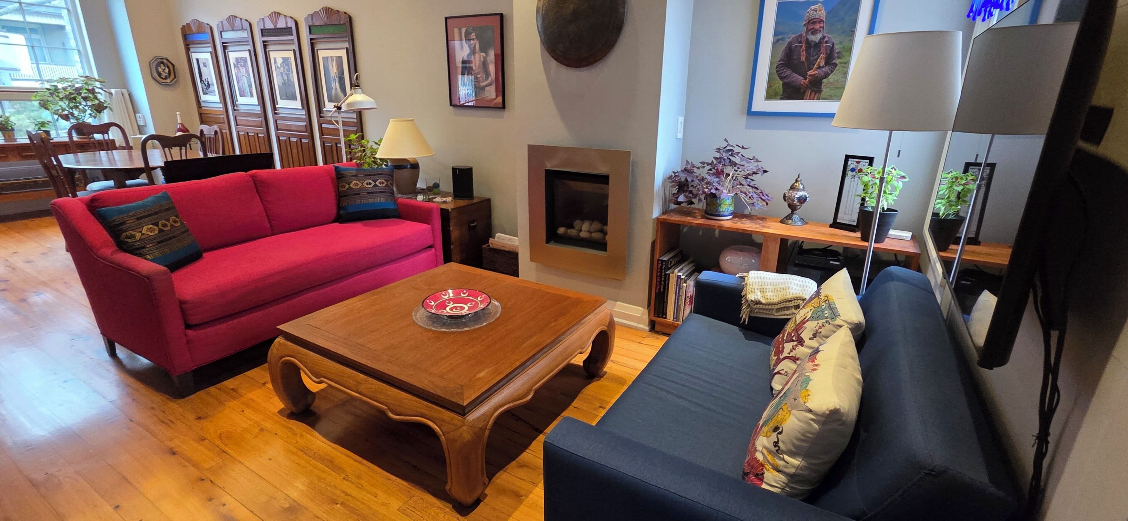 智能电视、壁炉