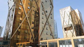 Indoor pool, seasonal outdoor pool