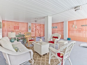 House, Multiple Beds, Kitchen, Garden View | Property grounds - The Flying Pigs Cottage by Tybee Vacation Rentals (Tybee Island)