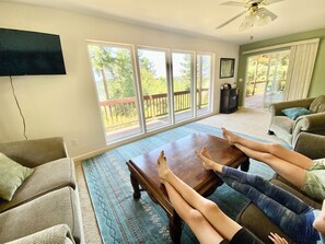 Smart TV - Hummingbird Vista! Scenic River and Ocean Views & Hot Tub - 4WD RQD (Gold Beach)