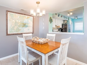 Condo, Multiple Beds, Kitchen, Beach View | Dining - Tybee Lights 110C by Tybee Vacation Rentals (Tybee Island)