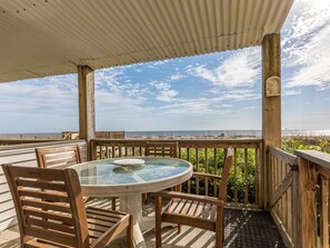 Condo, Multiple Beds, Kitchen, Beach View | Outdoor dining - Tybee Lights 114A by Tybee Vacation Rentals (Tybee Island)