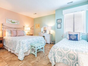 Condo, Multiple Beds, Kitchen, Beach View | 2 bedrooms, free WiFi, bed sheets - Tybee Lights 114A by Tybee Vacation Rentals (Tybee Island)