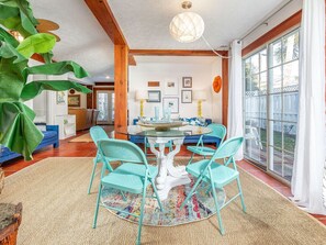 Condo, Multiple Beds, Kitchen, Pool View | Dining - Tybreeza A by Tybee Vacation Rentals (Tybee Island)