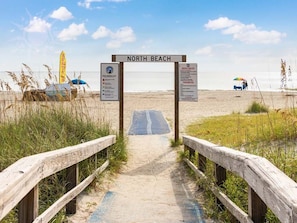 On the beach