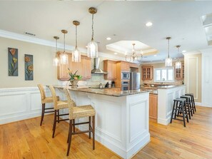 Townhome, Multiple Beds, Kitchen, Beach View | Private kitchen | Fridge, microwave, oven, stovetop - Villa Mariposa by Tybee Vacation Rentals (Tybee Island)