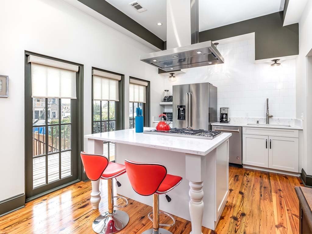 House, Multiple Beds, Kitchen, Garden View | Private kitchen | Fridge, microwave, oven, stovetop