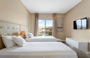 4 bedrooms, travel cot, WiFi, bed sheets