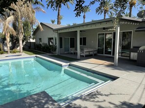 Una piscina climatizada
