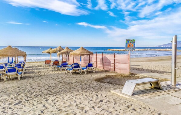 Vlak bij het strand