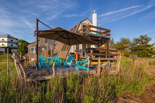 Breathtaking Sunsets on Plum Island at Blue Moon