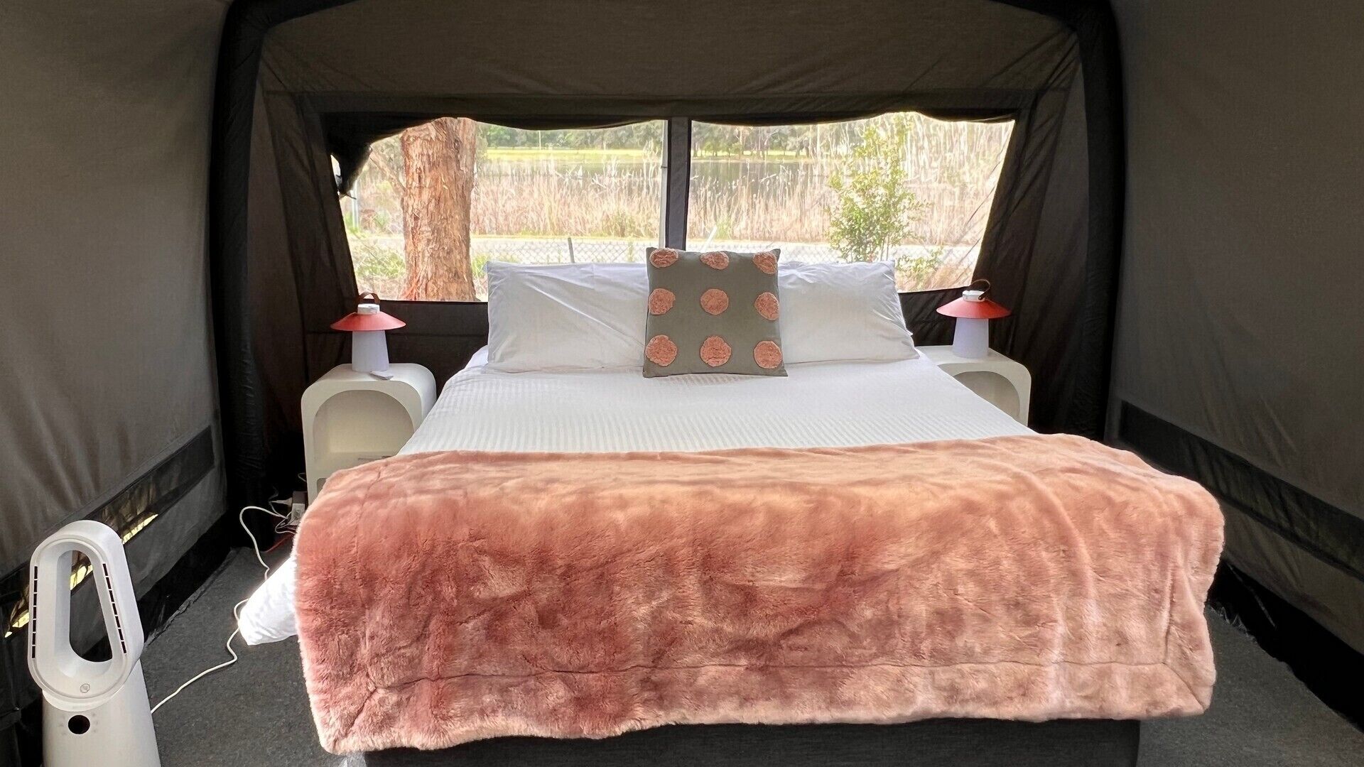 Tent, Shared Bathroom | Bed sheets