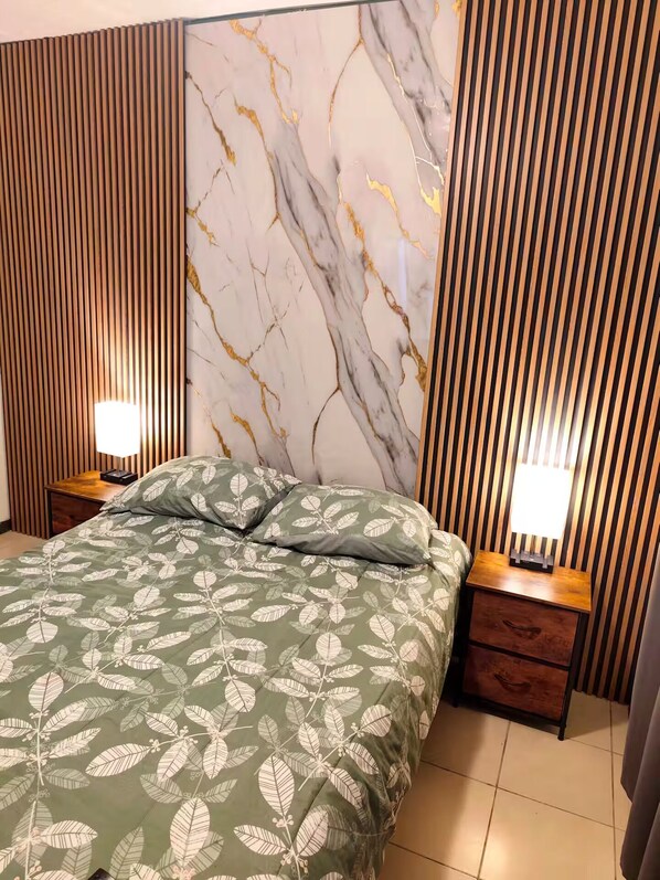 2 bedrooms, desk, free WiFi, bed sheets