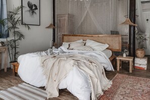 3 habitaciones y sábanas de algodón egipcio 