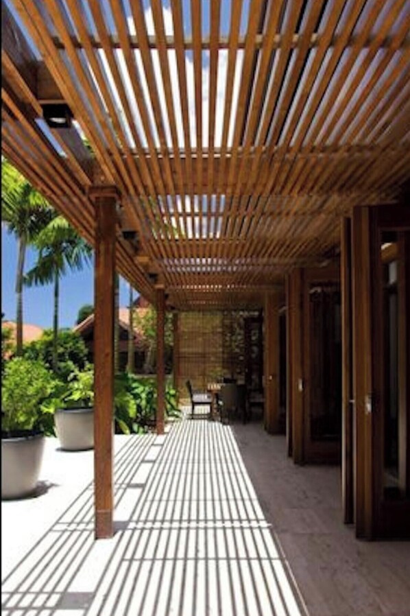 Villa, 4 chambres, piscine privée | Enceinte de l’hébergement