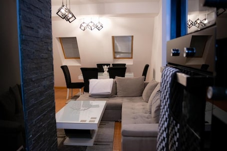 公寓, 2 间卧室, 无障碍, 吸烟房 | 起居区