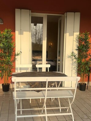 Chambre, 1 chambre, terrasse, vue jardin | Extérieur