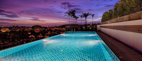 Apartment, 1 Bedroom, Smoking, Balcony | Pool | Outdoor pool