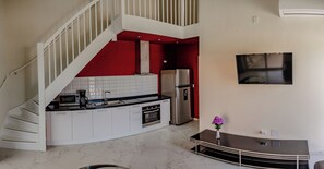 Apartment, 2 Bedrooms, Balcony, Pool View | Interior - Elegant 2-bedroom Apartment 2 km From Eagle Beach (Noord)