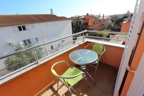 Blick von der Unterkunft