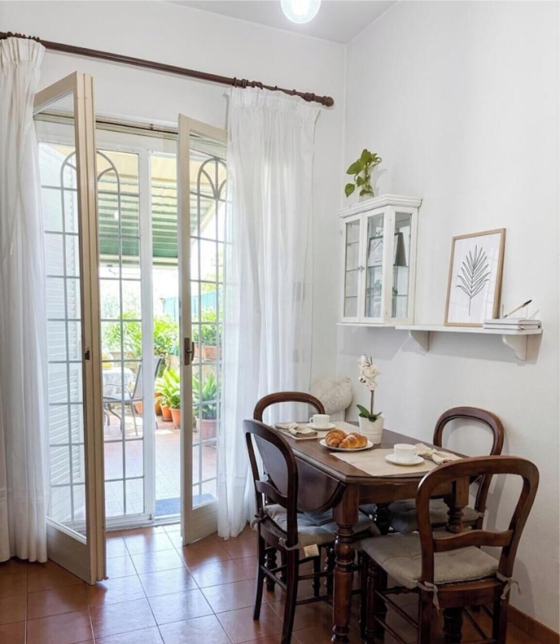 Appartamento, 1 camera da letto, fumatori, vista giardino | Pasti