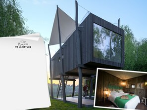 Exterior - Eco Luxe Loft Lodge in the Heart of Nature for 2 People by the Lake 5 (Antoing)