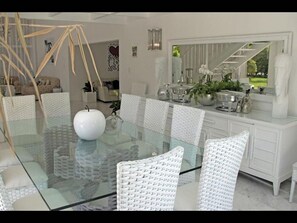 Villa, 4 Schlafzimmer, barrierefrei, Raucher | Esszimmer