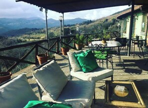 Shared Dormitory, 1 Bedroom, Smoking, Balcony | Balcony - Room-casetta Verde - Suite With Terrace (Vaiano)