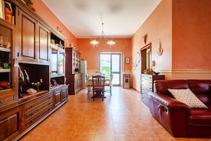 Ferienhaus, 3 Schlafzimmer, barrierefrei, Raucher | Wohnbereich