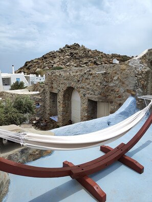 Terrace/patio - Pyrgi Artemis Place Appartment With Balcony (Mykonos)