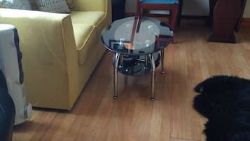Gemeinsamer Schlafsaal, 1 Schlafzimmer, Kamin | Wohnzimmer