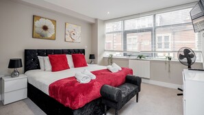 1 bedroom - 1br Apartment, Parking, Wifi, in Town Centre, For Business and Leisure (Bedford)